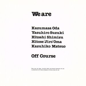 We are