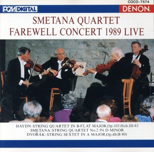 スメタナ四重奏団フェアウェルコンサート