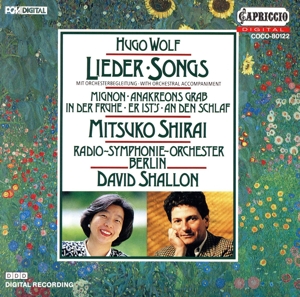ヴォルフ:管弦楽伴奏による歌曲集