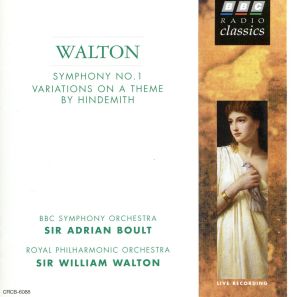 ≪BBC-RADIOクラシックス≫ウォルトン:交響曲第1番 変ロ短調、ヒンデミットの主題による変奏曲