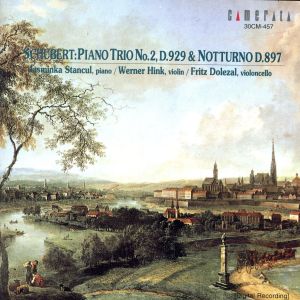 シューベルト:ピアノ三重奏曲第2番&「ノットゥルノ」