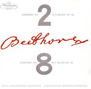 ベートーヴェン:交響曲第2&8番