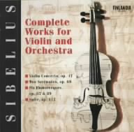 シベリウス:ヴァイオリンと管弦楽の作品全集