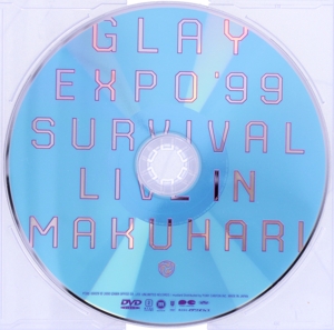 GLAY EXPO '99 SURVIVAL DVD ライブ半券付き GLAY EXPO'99 SURVIVAL LIVE IN MAKUHARI 中古DVD・ブルーレイ