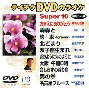 DVDカラオケ スーパー10(演歌編)おまえにありがとう/約束ーforeverー 他全10曲(110)