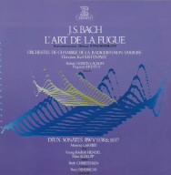バッハ:フーガの技法 フーガの技法BWV 1080(ヘルムート・ヴィンシャーマン編)、トリオ・ソナタBWV 1038,1037 エラート・アニヴァーサリー50 11