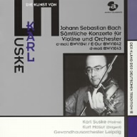 ドイツ伝統の響きシリーズⅦ::カール・ズスケの芸術 バッハ:ヴァイオリン協奏曲集(Hybrid SACD)
