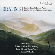 ブラームス:ホルン三重奏曲&クラリネット三重奏曲