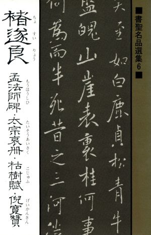 チョ遂良 孟法師碑・太宗哀冊・枯樹賦・倪寛賛 書聖名品選集6