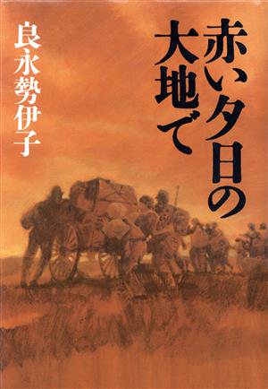 赤い夕日の大地で