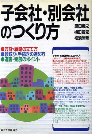 子会社・別会社のつくり方