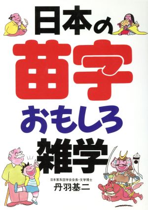 日本の苗字おもしろ雑学