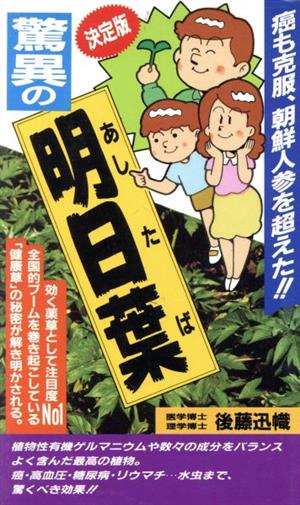 驚異の明日葉 癌も克服、朝鮮人参を超えた!!