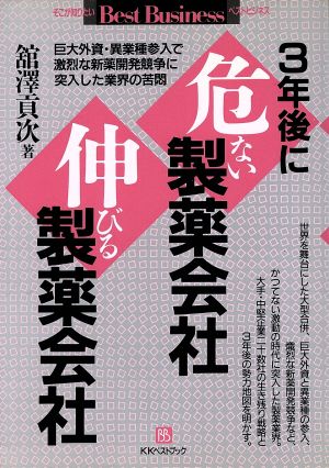 3年後に危ない製薬会社 伸びる製薬会社 ベストビジネス