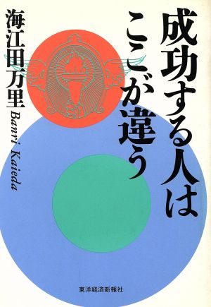 成功する人はここが違う