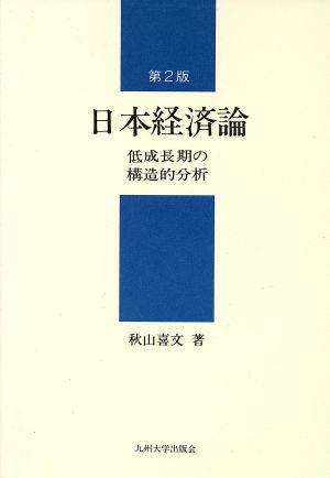 日本経済論 低成長期の構造的分析