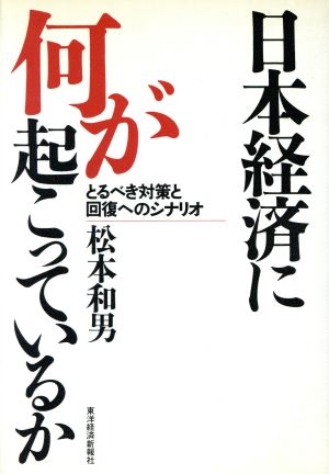 日本経済に何が起こっているか とるべき対策と回復へのシナリオ