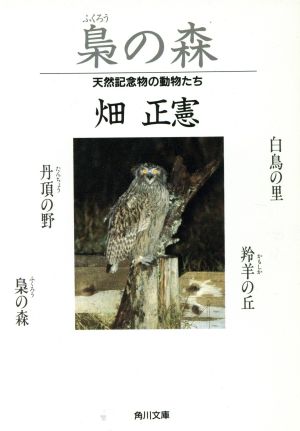 梟の森天然記念物の動物たち角川文庫