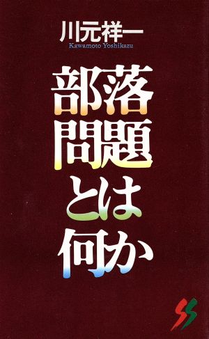 部落問題とは何か 三一新書850