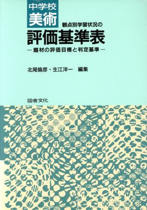 観点別学習状況の評価基準表(中学校-美術) 題材の評価目標と判定基準