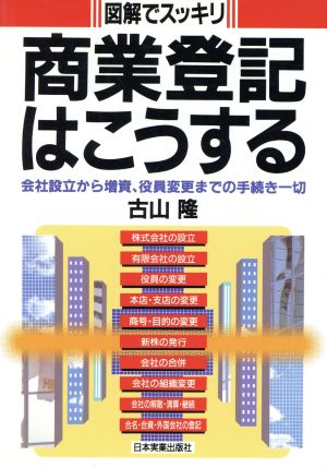 図解でスッキリ 商業登記はこうする 会社設立から増資、役員変更までの手続き一切