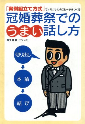 冠婚葬祭でのうまい話し方 「実例組立て方式」でオリジナルのスピーチをつくる