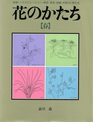 花のかたち(春) 絵画・イラストレーション・陶芸・漆芸・染織・木彫りに使える