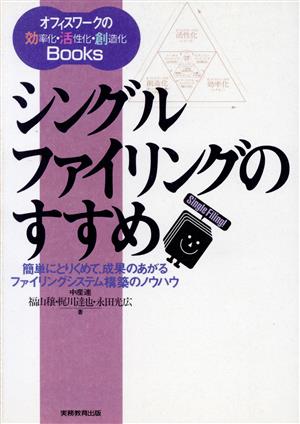 シングルファイリングのすすめ 簡単にとりくめて、成果のあがるファイリングシステム構築のノウハウ オフィスワークの効率化・活性化・創造化Books