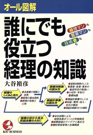 オール図解 誰にでも役立つ経理の知識 オール図解 経理マンも営業マンも技術者も KOU BUSINESS