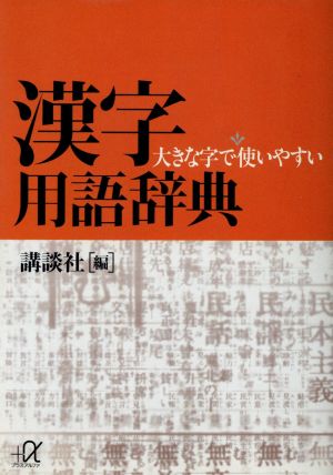 大きな字で使いやすい漢字用語辞典 講談社+α文庫