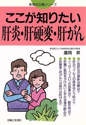 ここが知りたい 肝炎・肝硬変・肝がん 患者の立場シリーズ