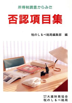 所得税調査からみた 否認項目集