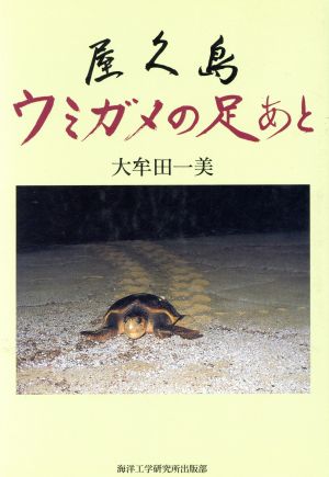 屋久島 ウミガメの足あと