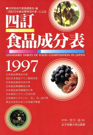 四訂食品成分表(1997)