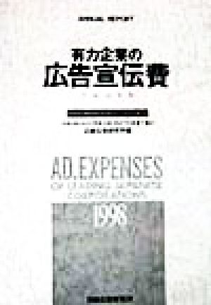 有力企業の広告宣伝費(平成10年版) NEEDS日経財務データより算定 ANNUAL REPORT