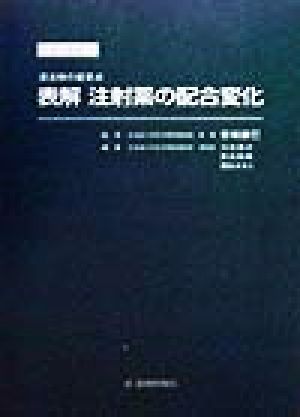 表解 注射薬の配合変化 混注時の留意点