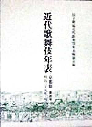 近代歌舞伎年表 京都篇(第四巻) 明治三十五～明治三十九年