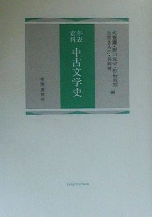 年表資料 中古文学史