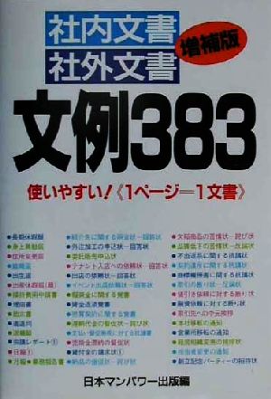 社内文書・社外文書 文例383