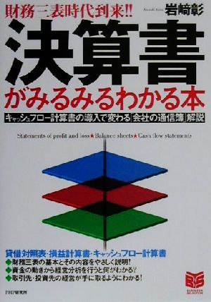 財務三表時代到来!!決算書がみるみるわかる本 キャッシュフロー計算書の導入で変わる「会社の通信簿」解説 PHPビジネス選書