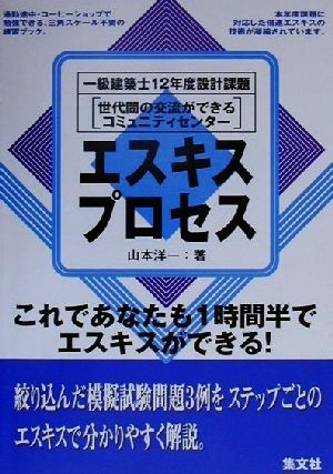 一級建築士12年度設計課題 世代間の交流ができるコミュニティセンター エスキスプロセス