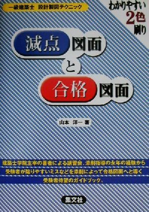 一級建築士設計製図テクニック 減点図面と合格図面