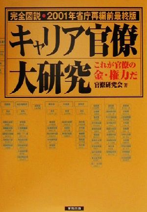 完全図説 キャリア官僚大研究 2001年省庁再編前最終版 これが官僚の金・権力だ