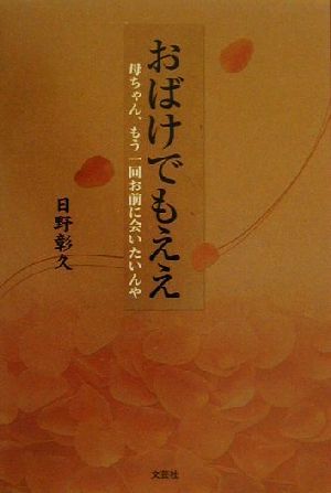 おばけでもええ、母ちゃん、もう一回お前に会いたいんや！