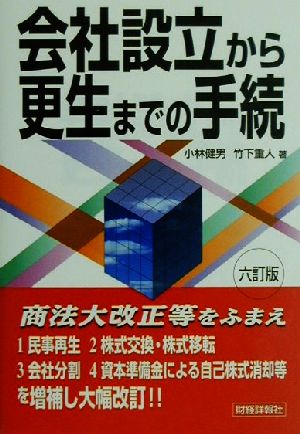 会社設立から更生までの手続