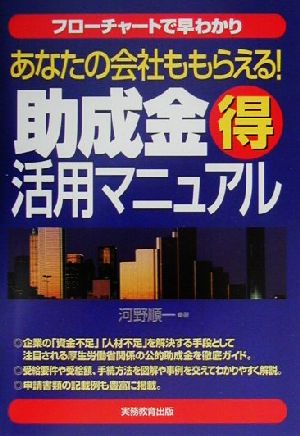 フローチャートで早わかり あなたの会社ももらえる！助成金マル得活用マニュアル