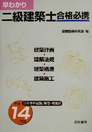 早わかり二級建築士合格必携(平成14年版)