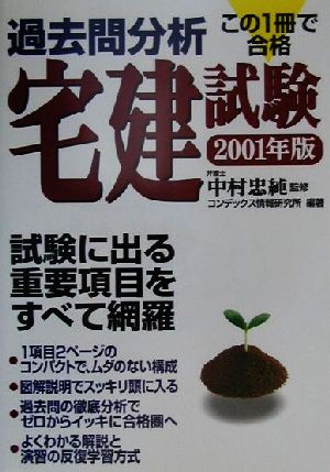 この1冊で合格 過去問分析 宅建試験(2001年版)