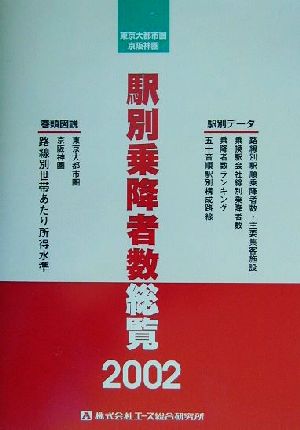 東京大都市圏・京阪神圏駅別乗降者数総覧(2002)