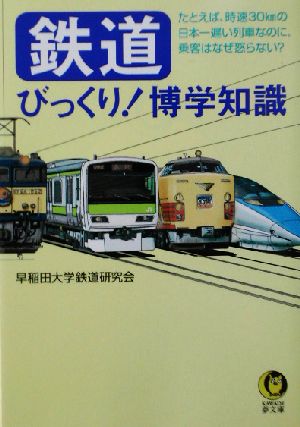 鉄道 びっくり！博学知識 KAWADE夢文庫